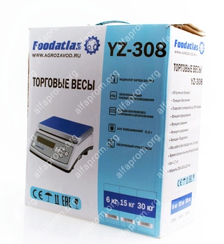 Торговые весы Foodatlas 6кг/0,2гр YZ-308