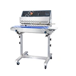 Горизонтальный конвейерный роликовый запайщик FRP-810III (на консоли, каплеструйный принтер)