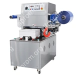 Полуавтоматический запайщик лотков (4 лотка,210*148*40) HVT-550M/4 (нерж., СКИН)