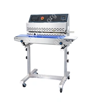 Горизонтальный конвейерный роликовый запайщик FRP-810III (на консоли, каплеструйный принтер)